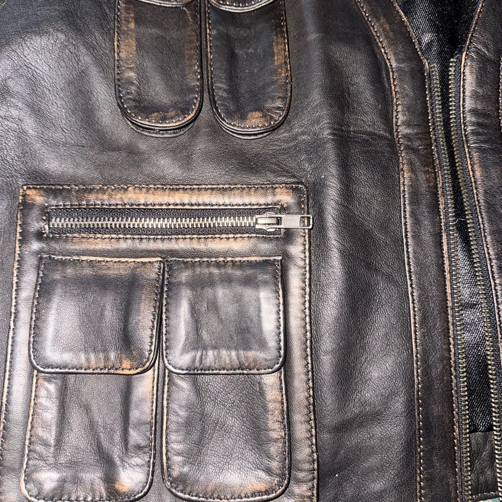 Chris Pratt Owen Grady Brown Vest copycat- Genuine Leather - Picture 2 of 7